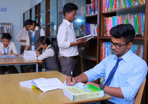BBA students at Christian College Bangalore campus